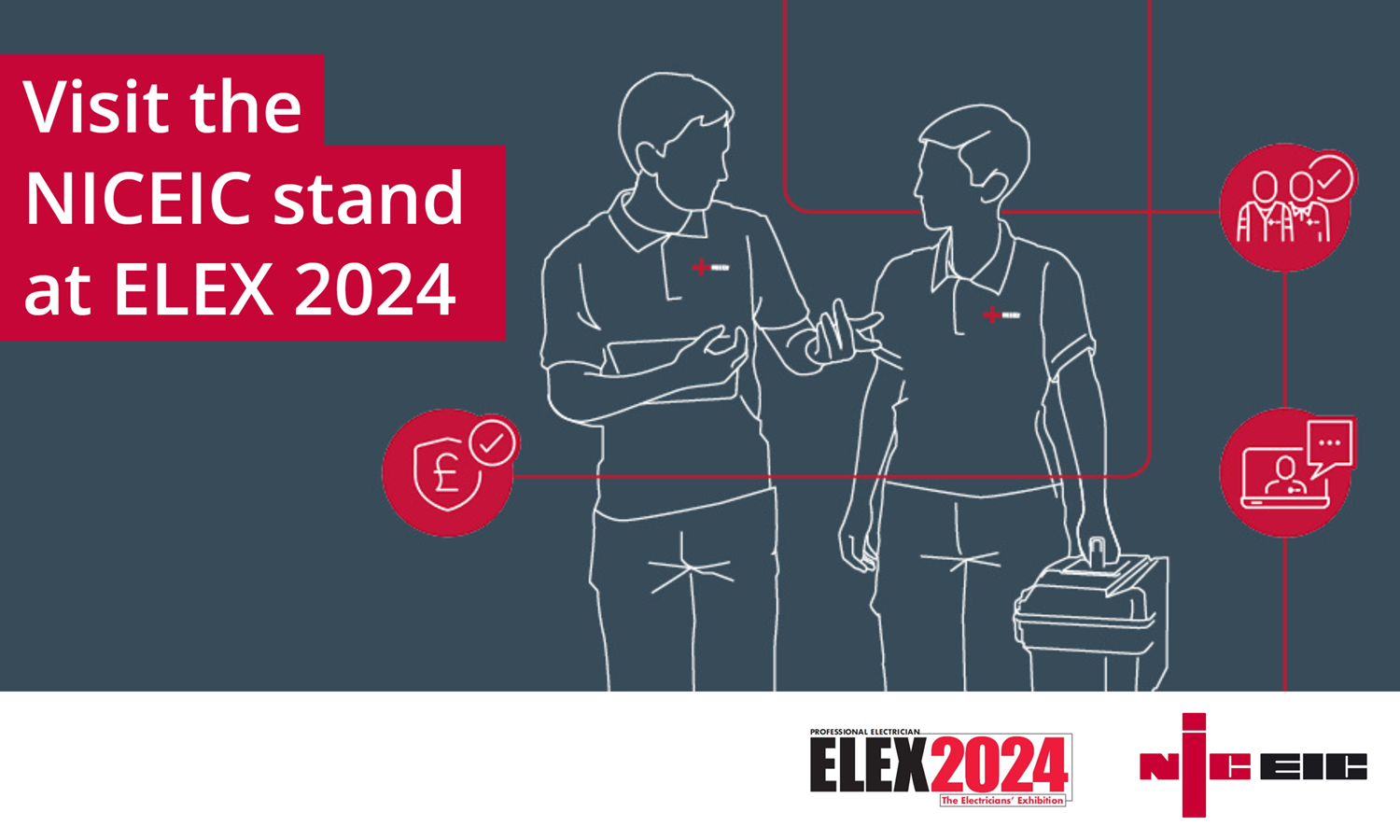 NICEIC image showing the return to Elex 2024.